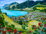 A3 Print #2730 Summer View Over Nelson From Princes Drive