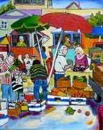 A4 Print #2977 The Market - Nelson