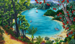 A3 Print #3069 Bark Bay Abel Tasman