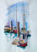 A3 Print #4039 Nelson Marina II